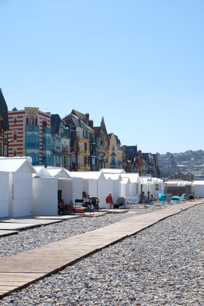 Villa Adele, Sauna Et Balcon Vue Mer - Appt 03 Mers-les-Bains Kültér fotó